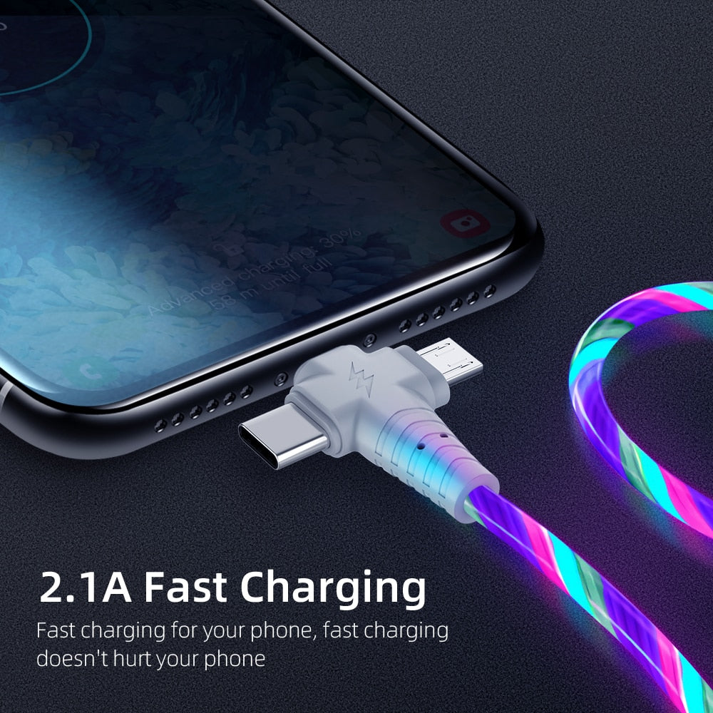 USB Cable Phone charge 3 in 1
