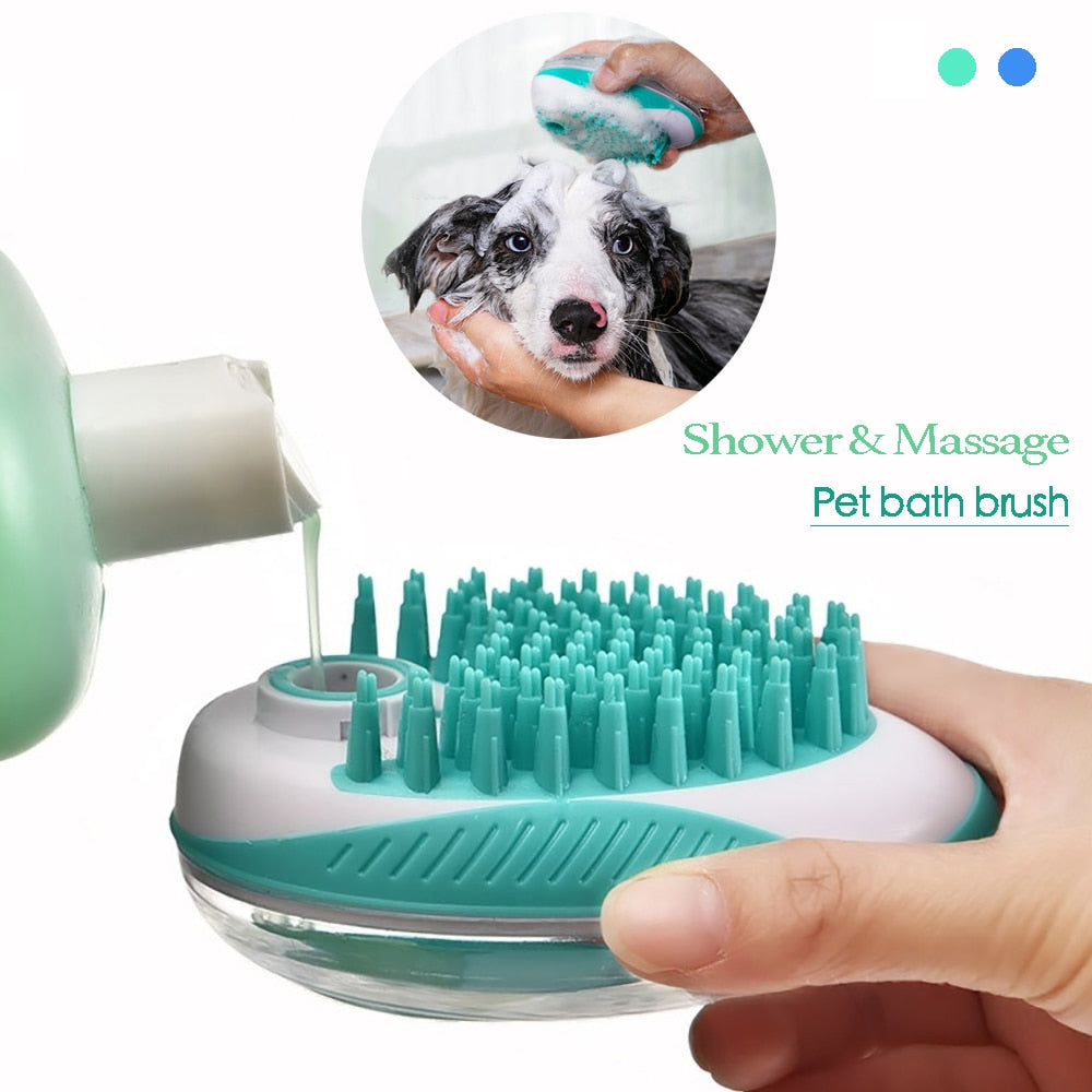 Pet Dog Bath Brush Comb
