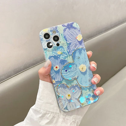 Retro Flowers Laser Phone Case