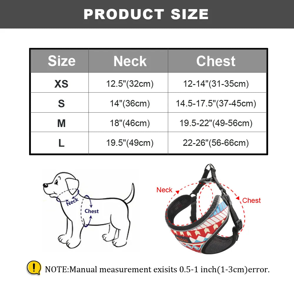 Nylon Reflective Pet Harness Vest