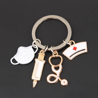 Nurse Keychain Medical Tool Key Ring