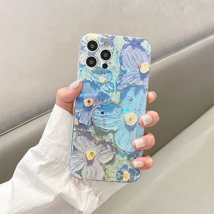 Retro Flowers Laser Phone Case