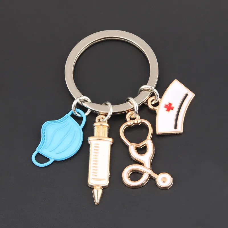 Nurse Keychain Medical Tool Key Ring