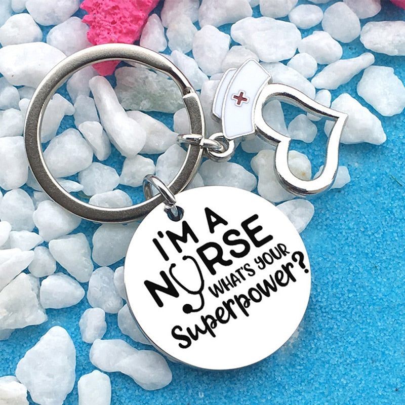 I'm a Nurse Pendant Keychain