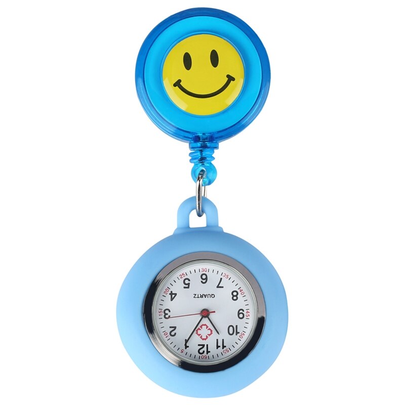 Nurse Watches Fashion Yellow Cute Smiling Clip-on