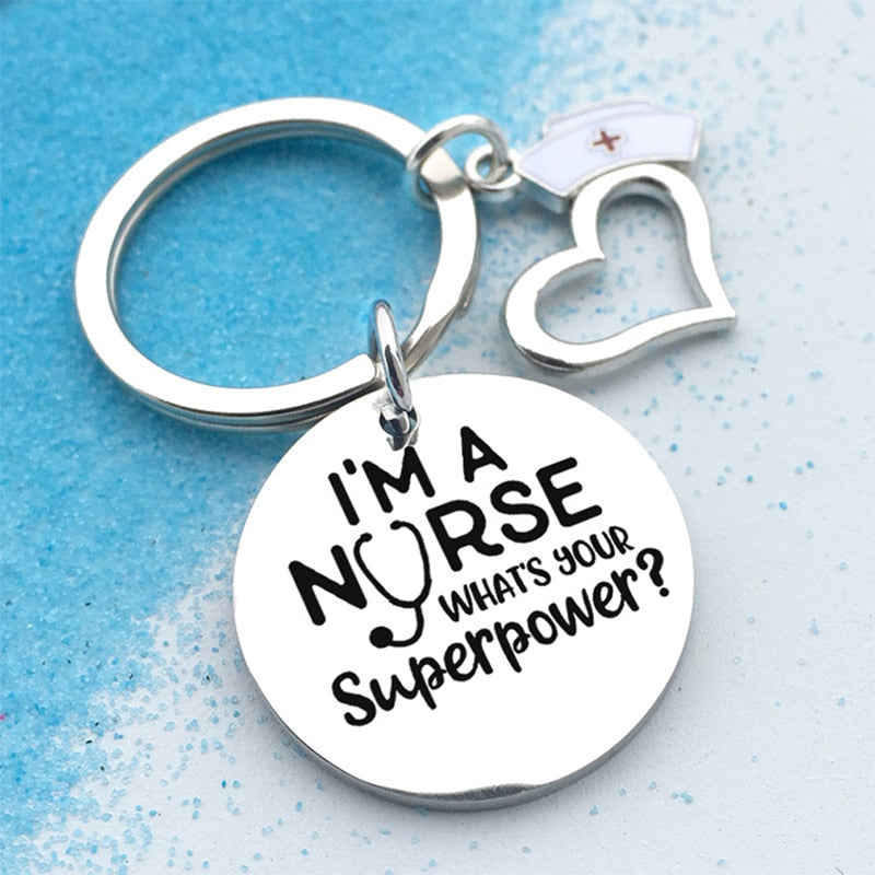 I'm a Nurse Pendant Keychain