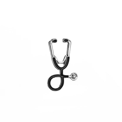 Doctor Nurse Stethoscope Brooches