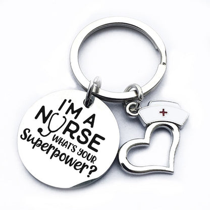 I'm a Nurse Pendant Keychain