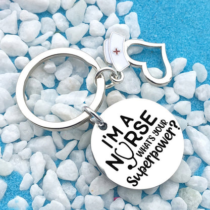 I'm a Nurse Pendant Keychain