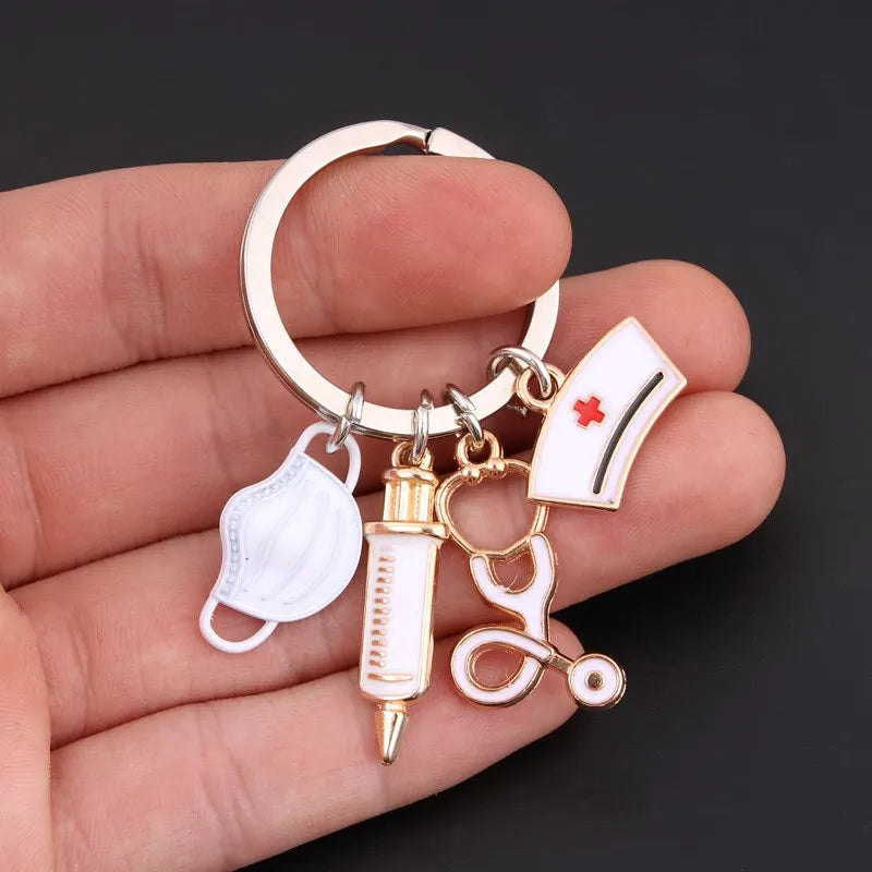 Nurse Keychain Medical Tool Key Ring