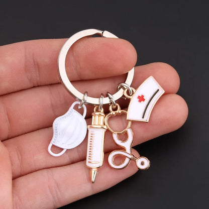 Nurse Keychain Medical Tool Key Ring