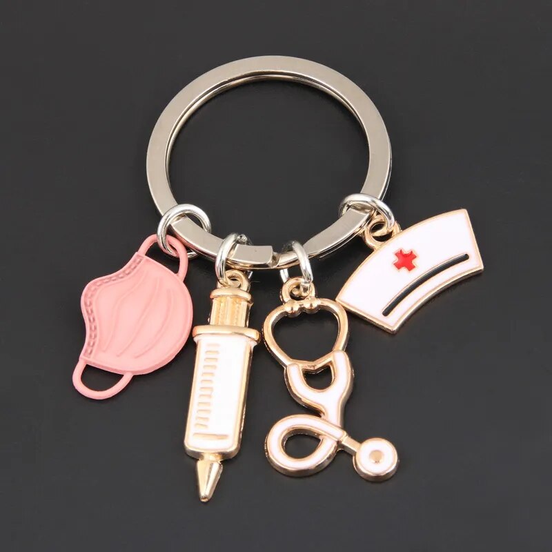 Nurse Keychain Medical Tool Key Ring