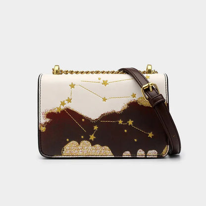 Starry sky Small Square Bag Women Handbag