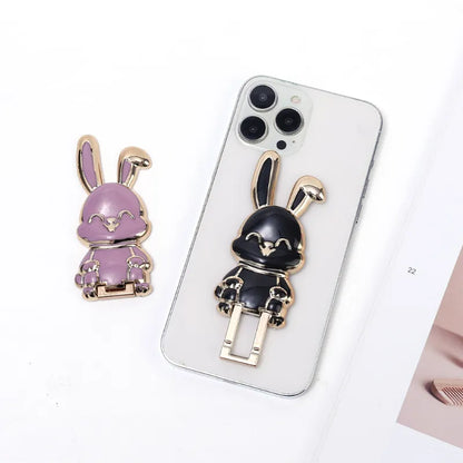 Cartoon Rabbit Phone Stand Foldable Buckl