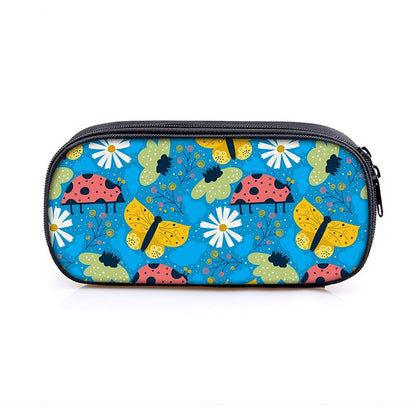 Cute Insects Print Cosmetic Case