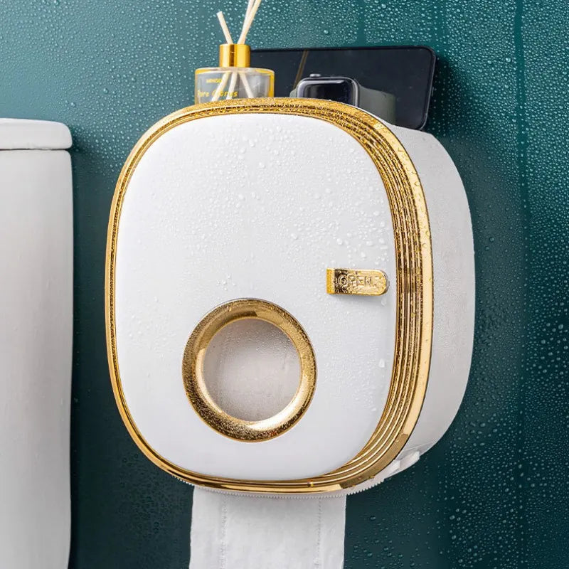 Toilet Paper Container Holder Tissue Box Wall