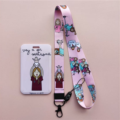 Nurse Doctor Lanyard ID Card Holder