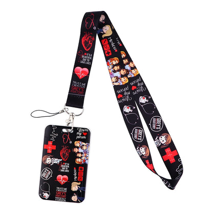 Grey's Anatomy TV Show Doctor Nurse Neck Strap