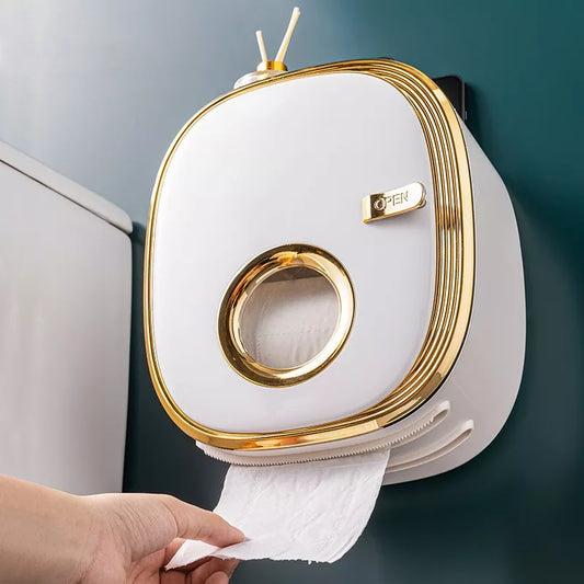 Toilet Paper Container Holder Tissue Box Wall