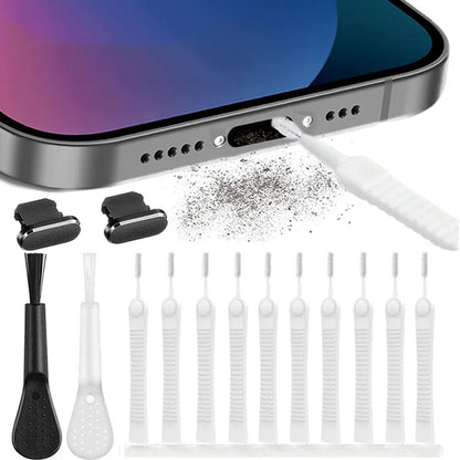 Mobile Phone Charging Port Dust Plug Port Cleaner Kit