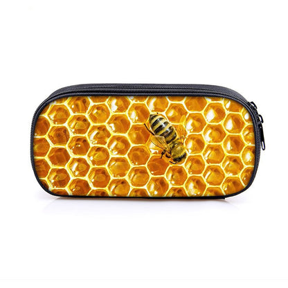 Cute Insects Print Cosmetic Case