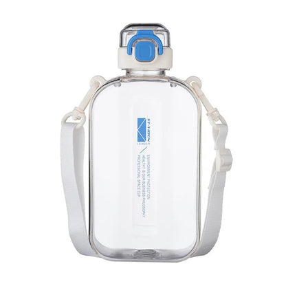 Square Transparent Water Bottle Portable