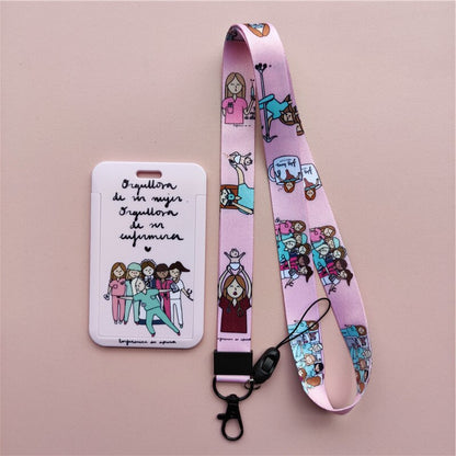 Nurse Doctor Lanyard ID Card Holder