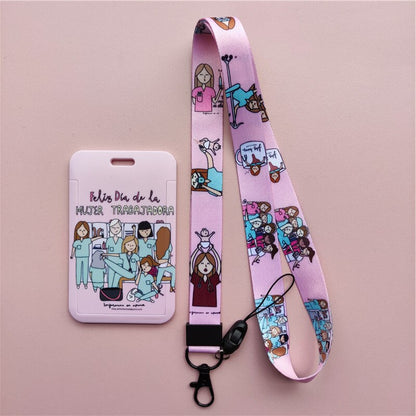 Nurse Doctor Lanyard ID Card Holder