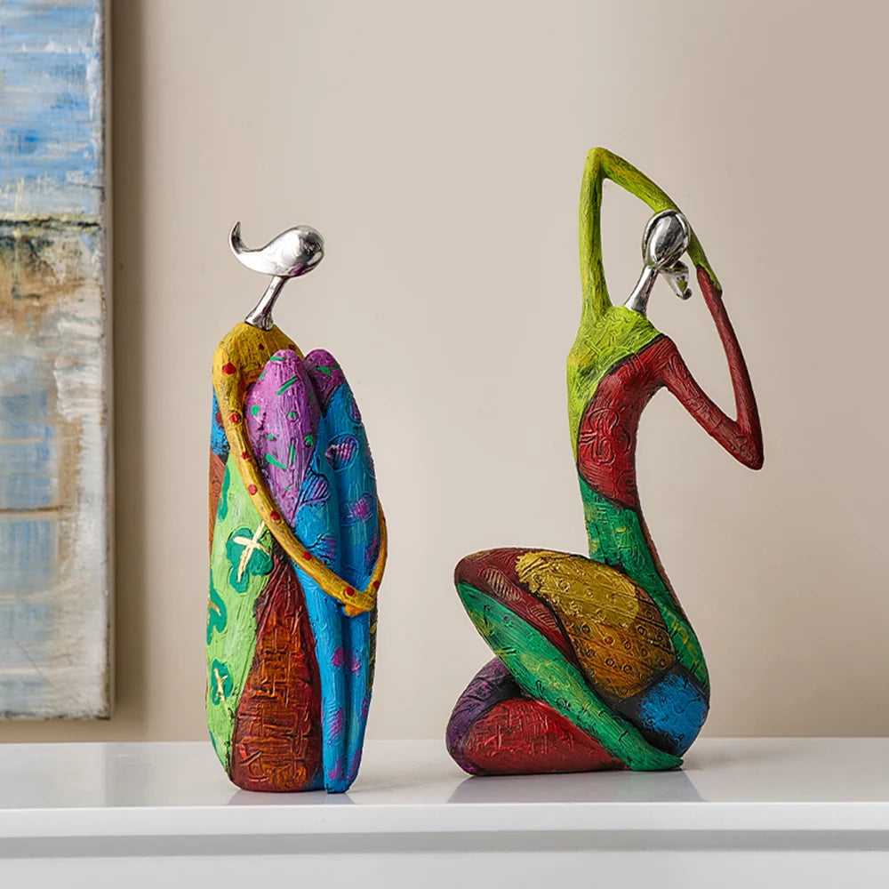Abstract Home Decoration Figure Sculpture