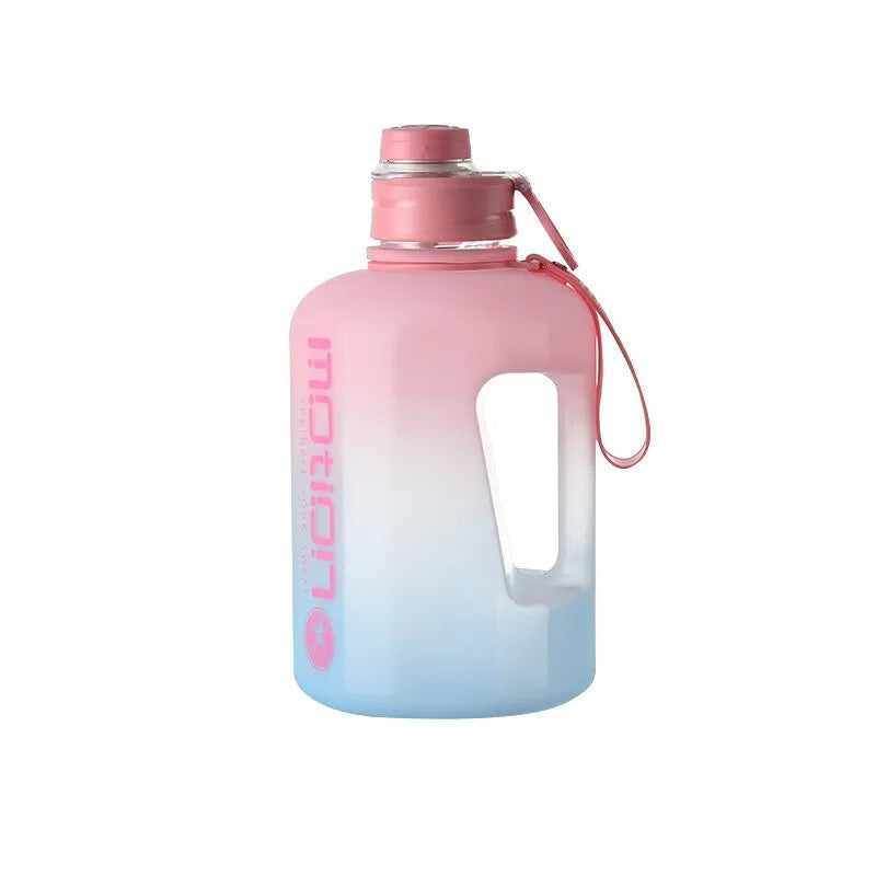 For Him Sports Water Bottle Outdoor Fitness Kettle Gradient