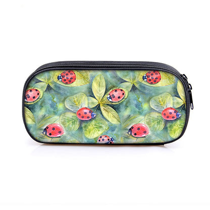 Cute Insects Print Cosmetic Case