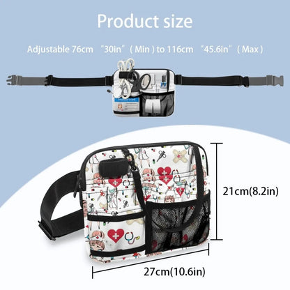 Waist Strap Fanny Packs  for Nurse Adjustable