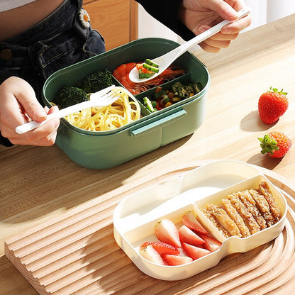 Single Double-layer Lunch Box Portable