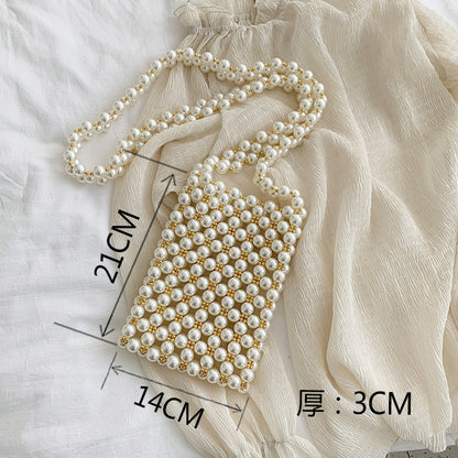 Mini Pearl Bag Handmade