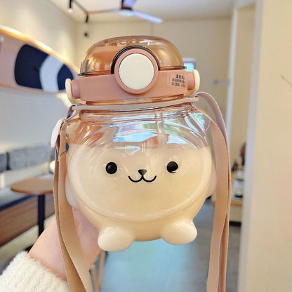 Cute  Panda Leak Proof Waterbottle Water Bottles