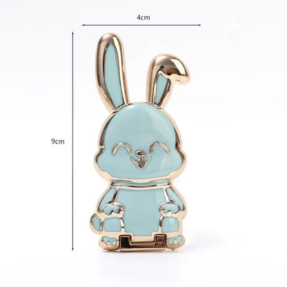 Cartoon Rabbit Phone Stand Foldable Buckl