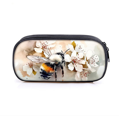 Cute Insects Print Cosmetic Case