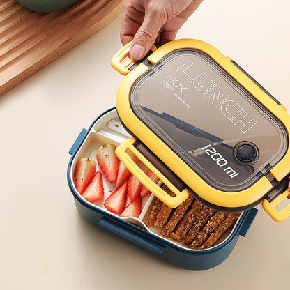 Single Double-layer Lunch Box Portable