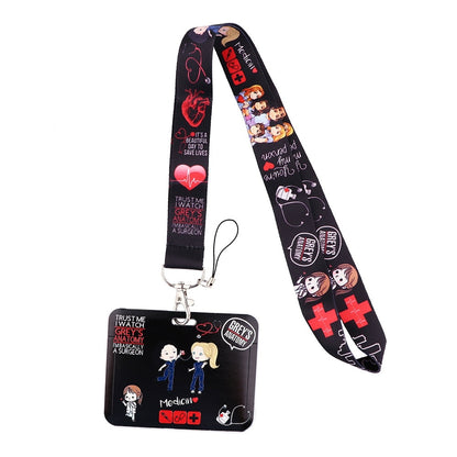 Grey's Anatomy TV Show Doctor Nurse Neck Strap