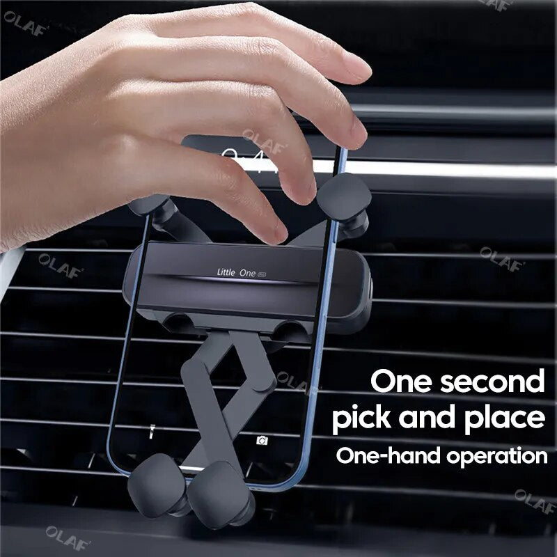 Gravity Car Phone Holder in Car Air Vent Mount Mobile Phone