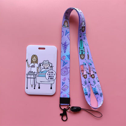 Nurse Doctor Lanyard ID Card Holder