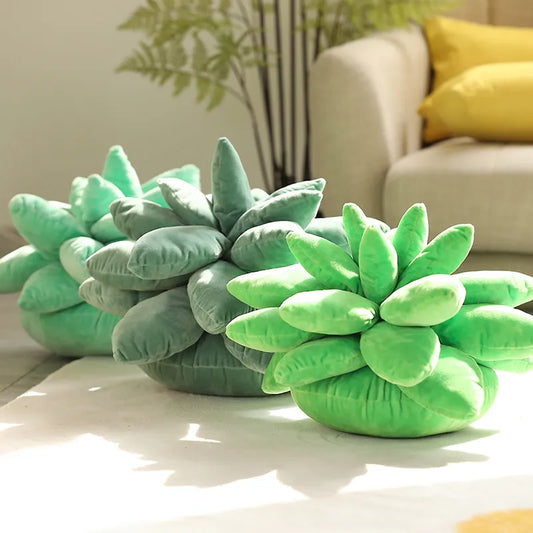 Lifelike Succulents Plush Stuffed Pillow