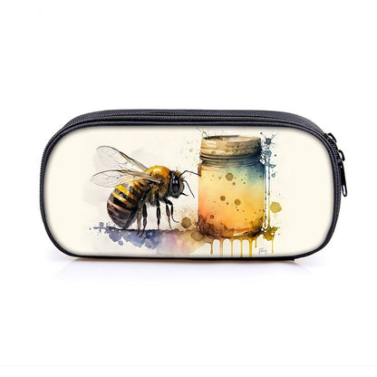 Cute Insects Print Cosmetic Case