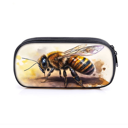 Cute Insects Print Cosmetic Case