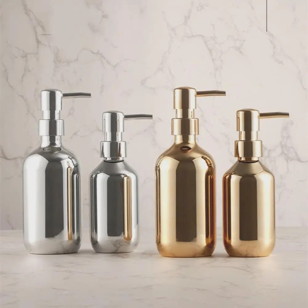 Electroplating Shampoo Shower Gel  Soap Dispenser