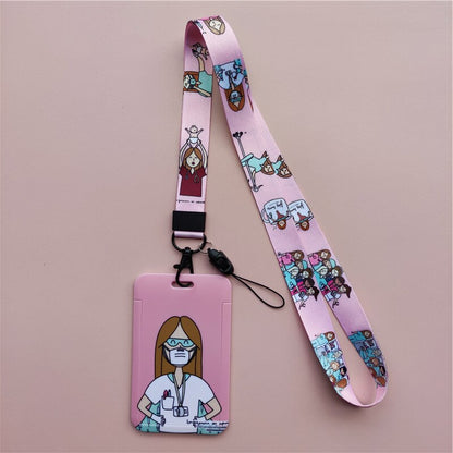 Nurse Doctor Lanyard ID Card Holder