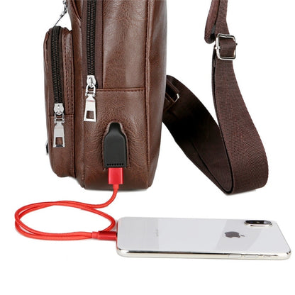 For Him Traveling Chest Bag With Headset Hole