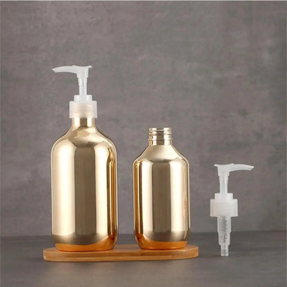 Electroplating Shampoo Shower Gel  Soap Dispenser