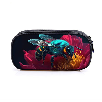 Cute Insects Print Cosmetic Case