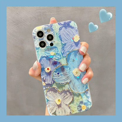 Retro Flowers Laser Phone Case